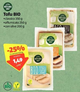 ALDI Tofu BIO 350g/250g/200g offerta