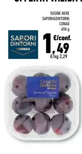 Conad City Conad Susine Nere offerta
