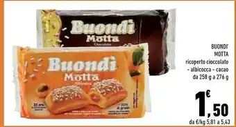 Conad City Motta Buondì Albicocca 276 G(ml) offerta