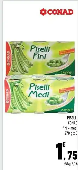 Conad City Fini Modena Conad - Piselli Fini offerta