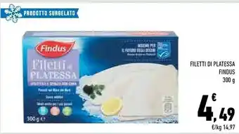 Conad City Findus Filetti Di Platessa 300 G(ml) offerta