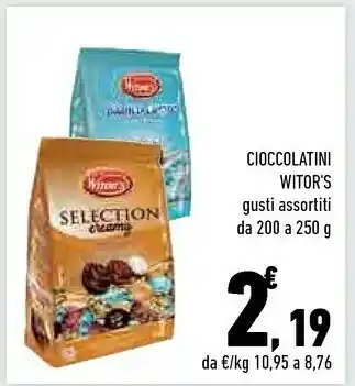 Conad City Witor's Cioccolatini Mix Cioccolato Al Latte E Cioccolato Fondente offerta
