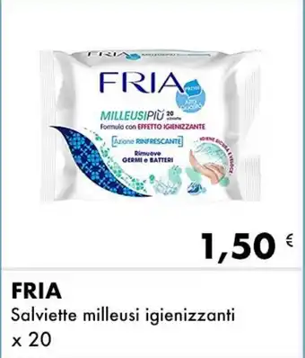 Iper Tosano FRIA Salviette milleusi igienizzanti x 20 offerta