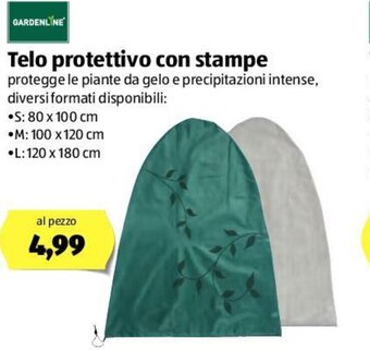 ALDI Gardenline Telo protettivo con stampe offerta