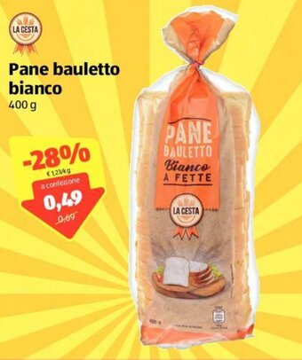 ALDI La Cesta Pane bauletto bianco 400g offerta