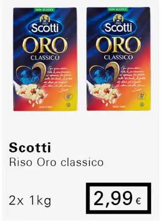 Iper Tosano Scotti Riso Oro classico 2x 1kg offerta