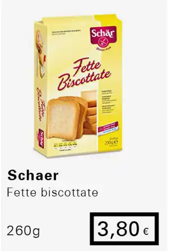 Iper Tosano Schär Fette Biscottate 260g offerta