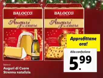 Lidl Balocco Auguri di Cuore Strenna natalizia offerta