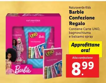 Lidl Naturaverde Kids Barbie Confezione Regalo offerta