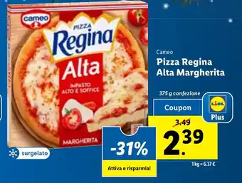 Lidl cameo PIZZA Regina Alta MARGHERITA offerta