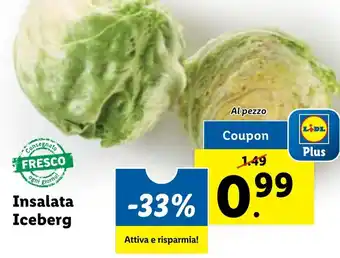 Lidl Insalata Iceberg offerta
