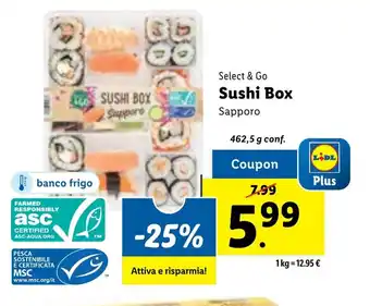 Lidl Select & Go Sushi Box offerta