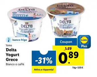 Lidl Yomo Delta Yogurt Greco offerta