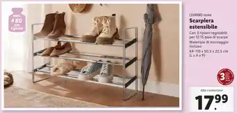 Lidl LIVARNO home Scarpiera offerta