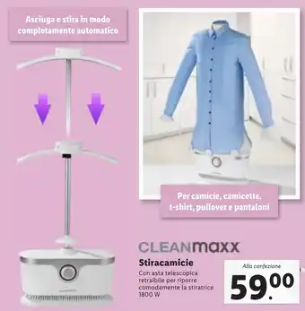 CLEANmaxx Stiracamicie