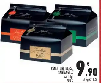 Conad PANETTONE BASSO SANTANGELO vari tipi 900 g offerta