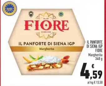 IL PANFORTE DI SIENA IGP FIORE Margherita 340 g