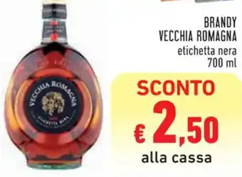 Conad BRANDY VECCHIA ROMAGNA 700 ml offerta