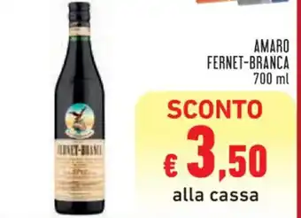 Conad AMARO FERNET-BRANCA 700 ml offerta