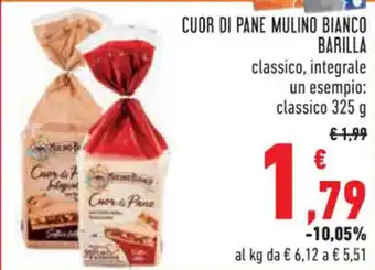 Conad CUOR DI PANE MULINO BIANCO BARILLA 325 g offerta