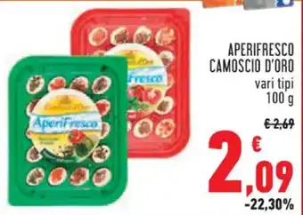 Conad APERIFRESCO CAMOSCIO D'ORO vari tipi 100 g offerta