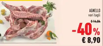 Conad AGNELLO vari tagli offerta