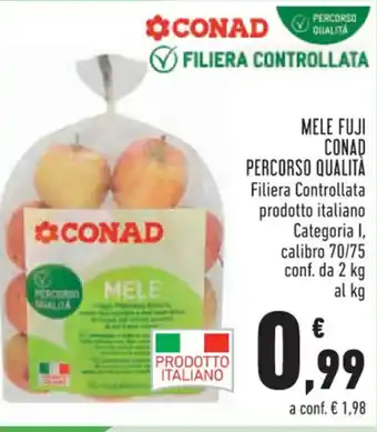 Conad MELE FUJI CONAD PERCORSO QUALITÀ offerta