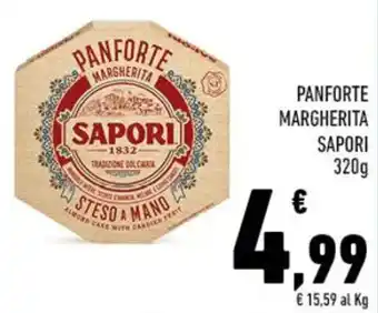 Conad PANFORTE MARGHERITA SAPORI 320g offerta