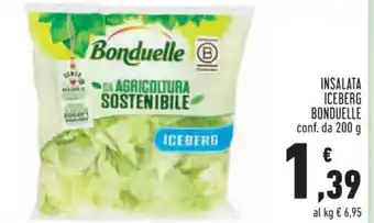 Conad INSALATA ICEBERG BONDUELLE conf. da 200 g offerta