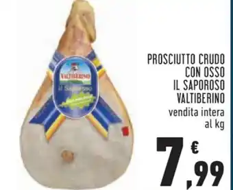 Conad PROSCIUTTO CRUDO CON OSSO IL SAPOROSO VALTIBERINO offerta
