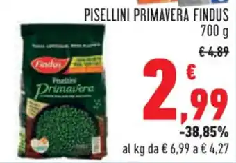 Conad PISELLINI PRIMAVERA FINDUS 700 g offerta