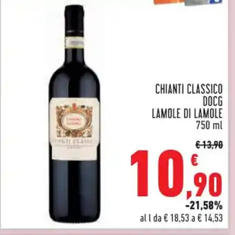Conad CHIANTI CLASSICO DOCG LAMOLE DI LAMOLE 750 ml offerta