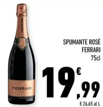 Conad SPUMANTE ROSE FERRARI 75cl offerta