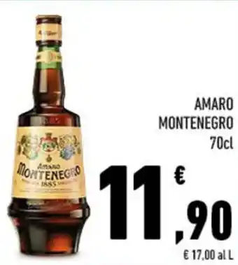 Conad AMARO MONTENEGRO 70cl offerta