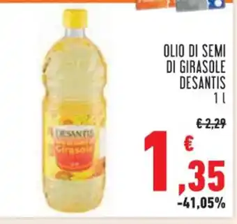 Conad OLIO DI SEMI DI GIRASOLE DESANTIS 1 l offerta
