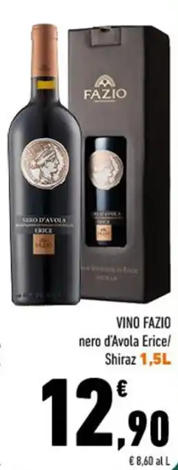Conad VINO FAZIO nero d'Avola Erice/ Shiraz 1,5L offerta