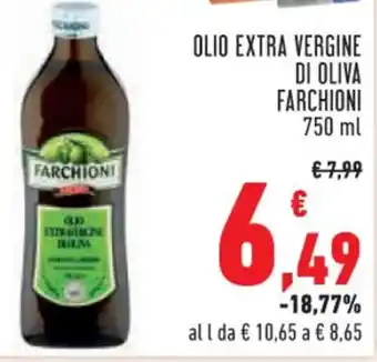 Conad OLIO EXTRA VERGINE DI OLIVA FARCHIONI 750 ml offerta