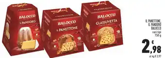 Conad IL PANDORO BALOCCO vari tipi 750 g offerta