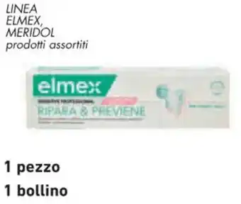 Conad LINEA ELMEX, MERIDOL prodotti assortiti offerta
