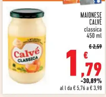 Conad MAIONESE CALVE classica 450 ml offerta