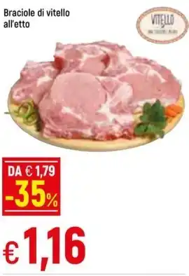 Famila Superstore Braciole di vitello all'etto offerta