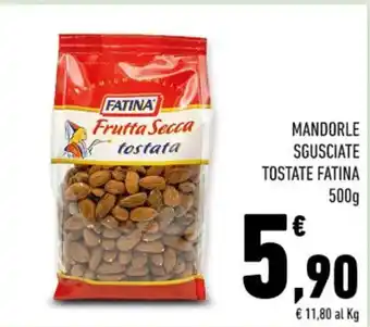Conad MANDORLE SGUSCIATE TOSTATE FATINA 500g offerta