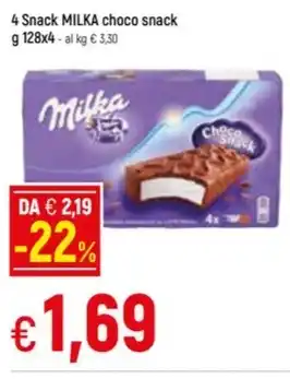 Famila Superstore 4 Snack MILKA choco snack offerta