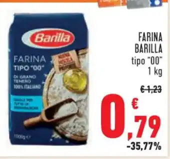 Conad FARINA BARILLA tipo "00" 1 kg offerta