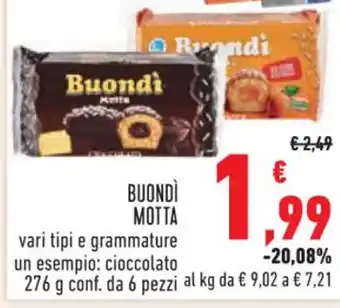Conad BUONDI MOTTA 276 g offerta