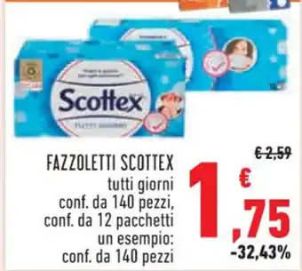 Conad FAZZOLETTI SCOTTEX offerta