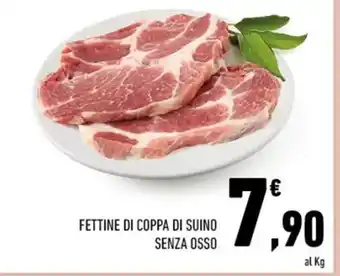 Conad FETTINE DI COPPA DI SUINO SENZA OSSO offerta