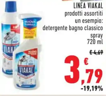 Conad LINEA VIAKAL spray 720 ml offerta