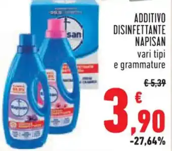 Conad ADDITIVO DISINFETTANTE NAPISAN vari tipi offerta