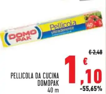 Conad PELLICOLA DA CUCINA DOMOPAK 40 m offerta